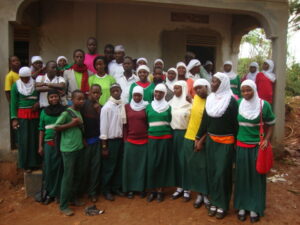children in their school uniforms